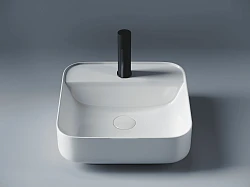 Раковина накладная Ceramica Nova Element CN5014 белая глянцевая