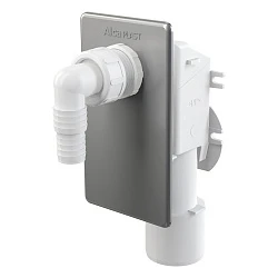 Сифон для стиральной машины AlcaPlast APS3 белый / хром