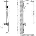 Душевая стойка Timo Sahara SX-1115/00 new хром