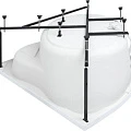 Каркас для ванны Aquanet Palau 140x140