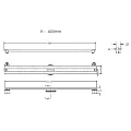 Душевой лоток Berges Super Slim 40 091077 хром