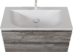 Тумба с раковиной Cezares Molveno 100 legno grigio