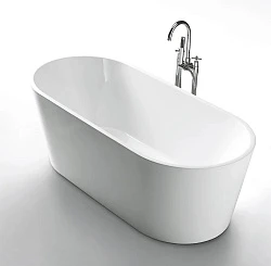 Акриловая ванна BelBagno 160x80 BB202-1600-800 белая глянцевая