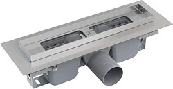 Душевой лоток AlcaPlast APZ101 300 с опорами, хром