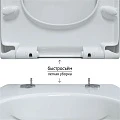 Унитаз подвесной Berges Ego XL 082124 белый глянец