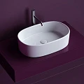 Раковина накладная Ceramica Nova Element CN6075 белая глянец