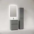 Тумба с раковиной Sancos Folk Floor 60 напольная, Ergraut soft