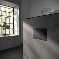 Кнопка смыва TECE Loop 9240925 черная матовая