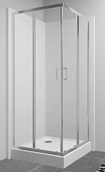 Душевой уголок Golden Frog 90x90см N95WT профиль хром, стекло прозрачное