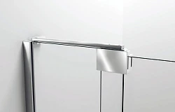 Душевая дверь в нишу Vincea Extra 110-120см VDP-1E1112CL профиль хром, стекло прозрачное
