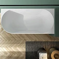 Акриловая ванна ABBER 170x80 AB9329-1.7 R белая глянцевая