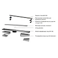 Душевой лоток Berges C1 Brise 80 090033 хром матовый
