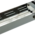 Полка Boheme Q 10965-SGM с двумя крючками, антрацит глянец