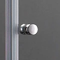 Душевой уголок Cezares Elena 100x100см ELENA-W-A-1-100-P-Cr-L профиль хром, стекло рифленое