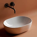 Раковина накладная Ceramica Nova Element CN6019 белая глянцевая