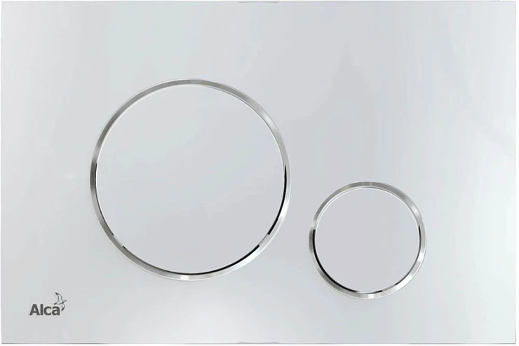 Кнопка смыва AlcaPlast THIN M671 хром глянцевая