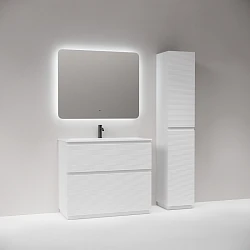 Тумба под раковину Sancos Folk Floor 100 FL100FW напольная, Bianco