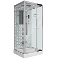 Душевая кабина Niagara Luxe 100x90см NGL-7714W профиль серебро
