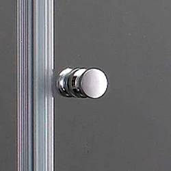 Душевая дверь в нишу Cezares 60см ELENA-(W)-60-C-Cr профиль хром, стекло прозрачное