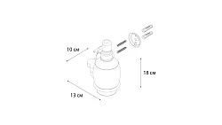 Дозатор Fixsen Bogema FX-78512 хром