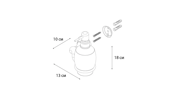 Дозатор Fixsen Bogema FX-78512 хром