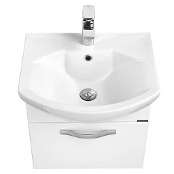 Тумба с раковиной Aquaton Ария 50 белая