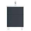 Тумба под раковину AM.PM Gem 60 M90FSX06022GM32 графит матовый