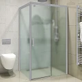 Душевой уголок GuteWetter Slide Rectan GK-863A 85x135x200 профиль хром матовый, стекло матовое