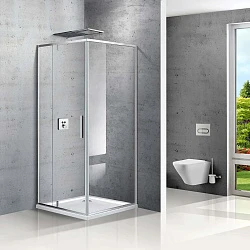 Душевой уголок Vincea Slim 120х90см VPR-2SL9012CL-R профиль хром, стекло прозрачное