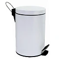 Ведро для мусора Wasserkraft Kammel K-8300 635WHITE 5L белое матовое