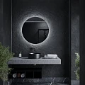 Зеркало для ванной комнаты  SANCOS Sfera D800  c  подсветкой , арт. SF800