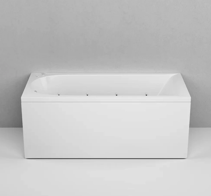 Акриловая ванна AM.PM Spirit 150x70 с гидромассажем W72W-150-070W1D белая глянцевая