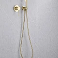Гигиенический душ ABBER Emotion AF8825G со смесителем, золото матовое
