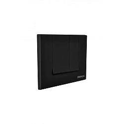 Кнопка смыва Berges Novum S5 040045 черная матовая