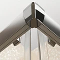 Душевая дверь в нишу Ravak Blix BLDP2 (0PVD0C00Z1) (110 см) профиль блестящий стекло прозрачное