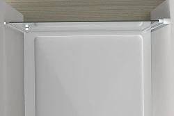 Душевая дверь в нишу Vincea Alpha 95см VDP-3AL950MT профиль хром, стекло текстурное