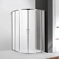 Душевой уголок Cezares Molveno 110x110см MOLVENO-R-22-90+20-P-Cr профиль хром, стекло рифленое