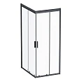 Душевой уголок AM.PM Gem S 100х80см W93G-404-100280-BT профиль черный, стекло прозрачное