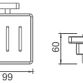 Мыльница Aquanet 6585