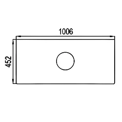 Столешница Aquaton Брук 100 1A204805BC010 белая