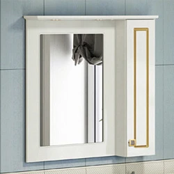 Зеркало-шкаф Comforty Палермо 80 00004143508CF патина золото