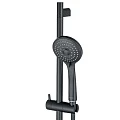 Душевой гарнитур Aquatek AQ2011MB с внутренней частью, черный матовый