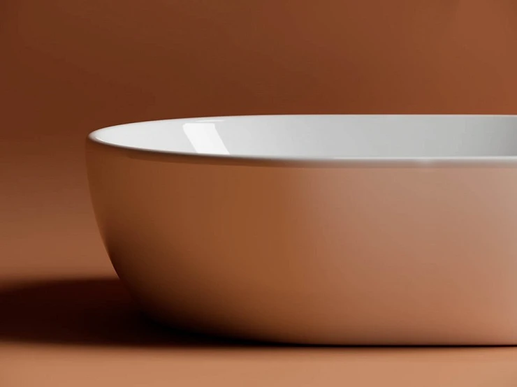 Раковина накладная Ceramica Nova Element CN6019 белая глянцевая
