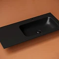 Раковина встраиваемая Ceramica Nova Grace 100см CN7015MB черная матовая