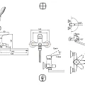 Смеситель для ванны с душем Bravat LOOP F6124182CP-02L-RUS хром
