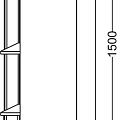 Шкаф-пенал Jacob Delafon Terrace 50см R EB1179D белый