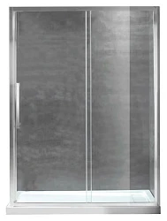 Душевая дверь в нишу Cezares 120см LUX-SOFT-W-BF-1-120-C-Cr-IV профиль хром, стекло прозрачное