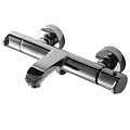 Термостатический смеситель Bravat Waterfall F673114C-01A-RUS для ванны с душем, хром