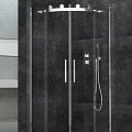 Душевой уголок Golden Frog 90x90см Y90 профиль хром, стекло прозрачное