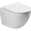 Унитаз подвесной SantiLine SL-5018 белый глянец